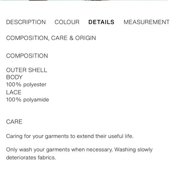 Zara NWT asymmetric lace dress black 5919/200 - Picture 7 of 16